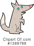 Wolf Clipart #1388788 by lineartestpilot