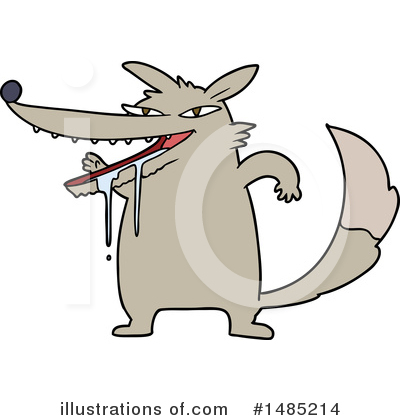 Royalty-Free (RF) Wolf Clipart Illustration by lineartestpilot - Stock Sample #1485214