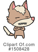 Wolf Clipart #1508428 by lineartestpilot