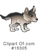 Wolf Clipart #16305 by AtStockIllustration
