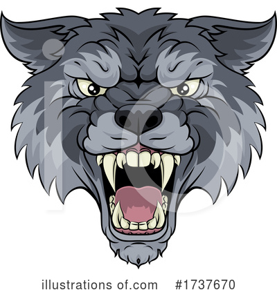 Royalty-Free (RF) Wolf Clipart Illustration by AtStockIllustration - Stock Sample #1737670