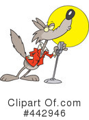 Wolf Clipart #442946 by toonaday