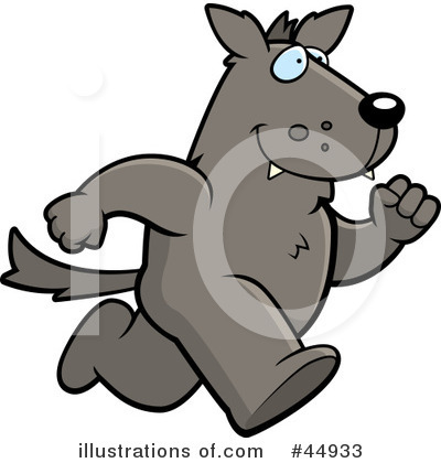Royalty-Free (RF) Wolf Clipart Illustration by Cory Thoman - Stock Sample #44933