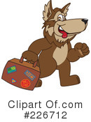 Wolf Mascot Clipart #226712 by Mascot Junction