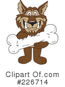 Wolf Mascot Clipart #226714 by Mascot Junction