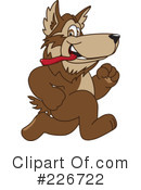 Wolf Mascot Clipart #226722 by Mascot Junction