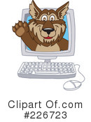 Wolf Mascot Clipart #226723 by Mascot Junction