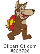 Wolf Mascot Clipart #226728 by Mascot Junction