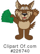 Wolf Mascot Clipart #226740 by Mascot Junction