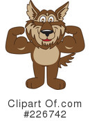Wolf Mascot Clipart #226742 by Mascot Junction