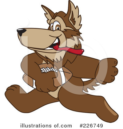 Wolf Mascot Clipart #226749 by Mascot Junction