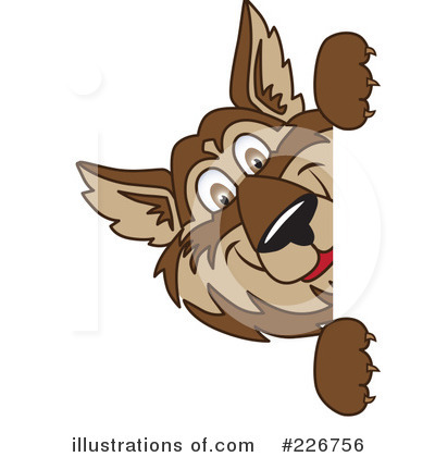 Wolf Mascot Clipart #226756 by Mascot Junction