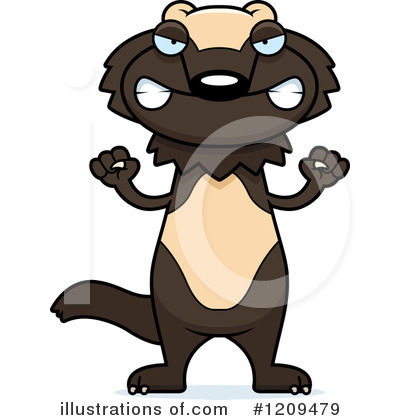 Royalty-Free (RF) Wolverine Clipart Illustration by Cory Thoman - Stock Sample #1209479