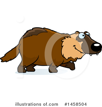 Royalty-Free (RF) Wolverine Clipart Illustration by Cory Thoman - Stock Sample #1458504