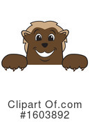 Wolverine Mascot Clipart #1603892 by Mascot Junction