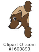 Wolverine Mascot Clipart #1603893 by Mascot Junction