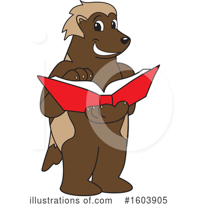 Royalty-Free (RF) Wolverine Mascot Clipart Illustration by Mascot Junction - Stock Sample #1603905
