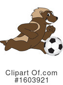 Wolverine Mascot Clipart #1603921 by Mascot Junction
