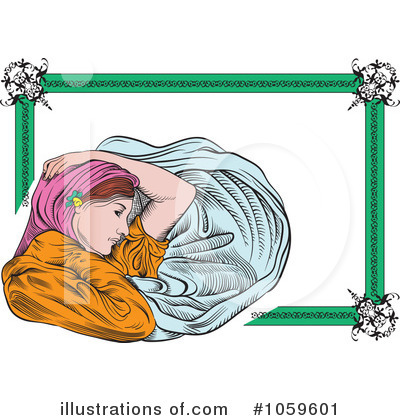 Royalty-Free (RF) Woman Clipart Illustration by pauloribau - Stock Sample #1059601