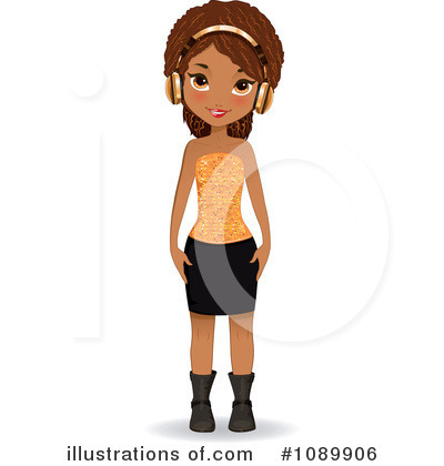 Royalty-Free (RF) Woman Clipart Illustration by Melisende Vector - Stock Sample #1089906