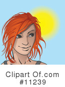 Woman Clipart #11239 by Leo Blanchette