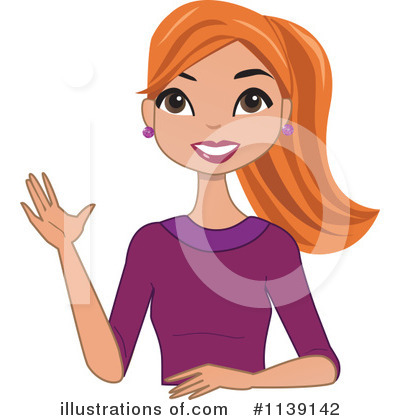 Royalty-Free (RF) Woman Clipart Illustration by peachidesigns - Stock Sample #1139142