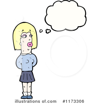 Royalty-Free (RF) Woman Clipart Illustration by lineartestpilot - Stock Sample #1173306