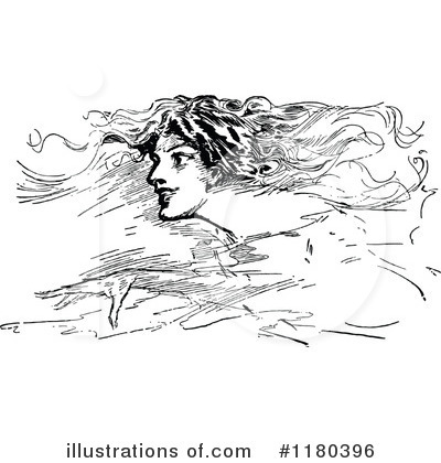 Royalty-Free (RF) Woman Clipart Illustration by Prawny Vintage - Stock Sample #1180396