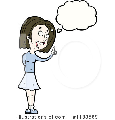 Royalty-Free (RF) Woman Clipart Illustration by lineartestpilot - Stock Sample #1183569