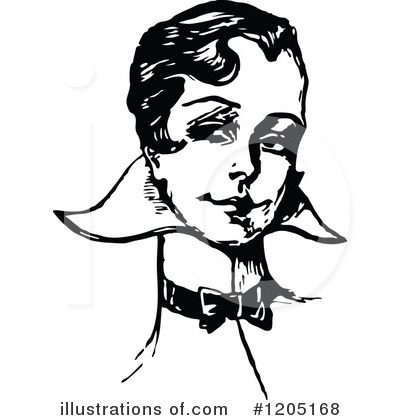 Royalty-Free (RF) Woman Clipart Illustration by Prawny Vintage - Stock Sample #1205168