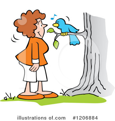 Bird Clipart #1206884 by Johnny Sajem