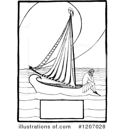 Sailboat Clipart #1207028 by Prawny Vintage