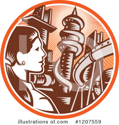 Royalty-Free (RF) Woman Clipart Illustration by patrimonio - Stock Sample #1207559