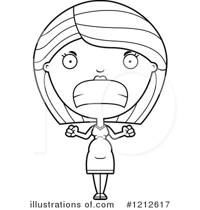 Royalty-Free (RF) Woman Clipart Illustration by Cory Thoman - Stock Sample #1212617
