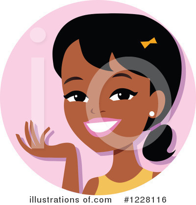 Black Woman Clipart #1228116 by Monica