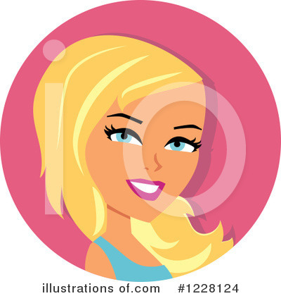 Blond Woman Clipart #1228124 by Monica