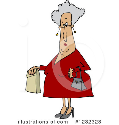 Old Lady Clipart #1232328 by djart