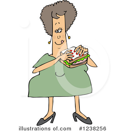 Royalty-Free (RF) Woman Clipart Illustration by djart - Stock Sample #1238256