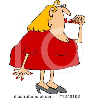 Royalty-Free (RF) Woman Clipart Illustration by djart - Stock Sample #1240168