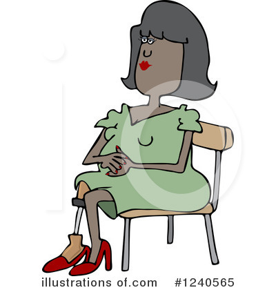 Royalty-Free (RF) Woman Clipart Illustration by djart - Stock Sample #1240565