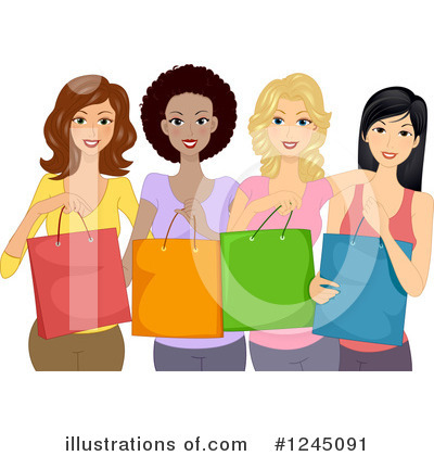Shopping Bag Clipart #1245091 by BNP Design Studio