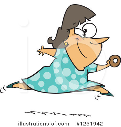 Royalty-Free (RF) Woman Clipart Illustration by toonaday - Stock Sample #1251942