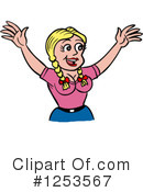 Woman Clipart #1253567 by LaffToon