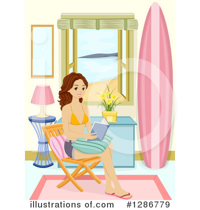 Royalty-Free (RF) Woman Clipart Illustration by BNP Design Studio - Stock Sample #1286779