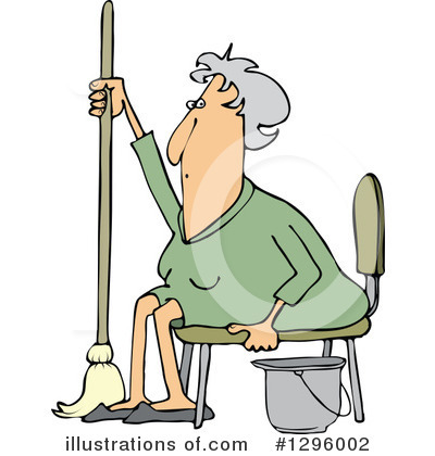 Old Lady Clipart #1296002 by djart