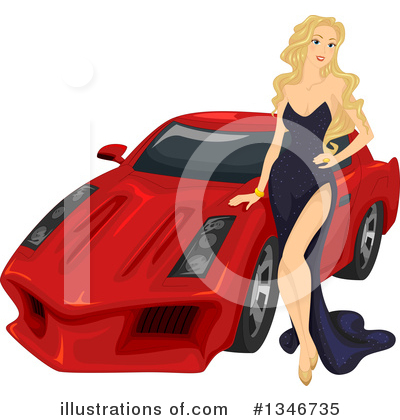 Royalty-Free (RF) Woman Clipart Illustration by BNP Design Studio - Stock Sample #1346735