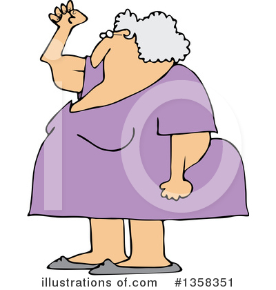 Old Lady Clipart #1358351 by djart