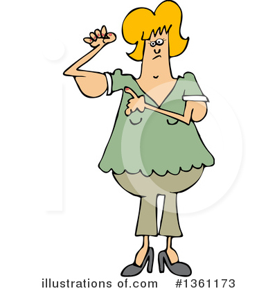 Royalty-Free (RF) Woman Clipart Illustration by djart - Stock Sample #1361173