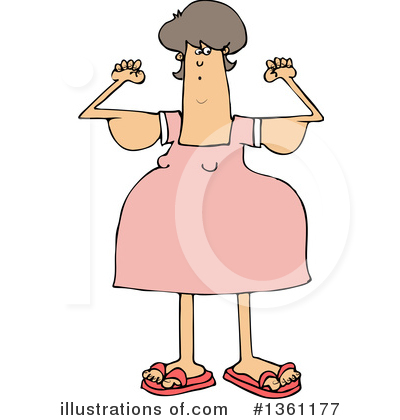 Royalty-Free (RF) Woman Clipart Illustration by djart - Stock Sample #1361177