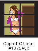 Woman Clipart #1372483 by David Rey